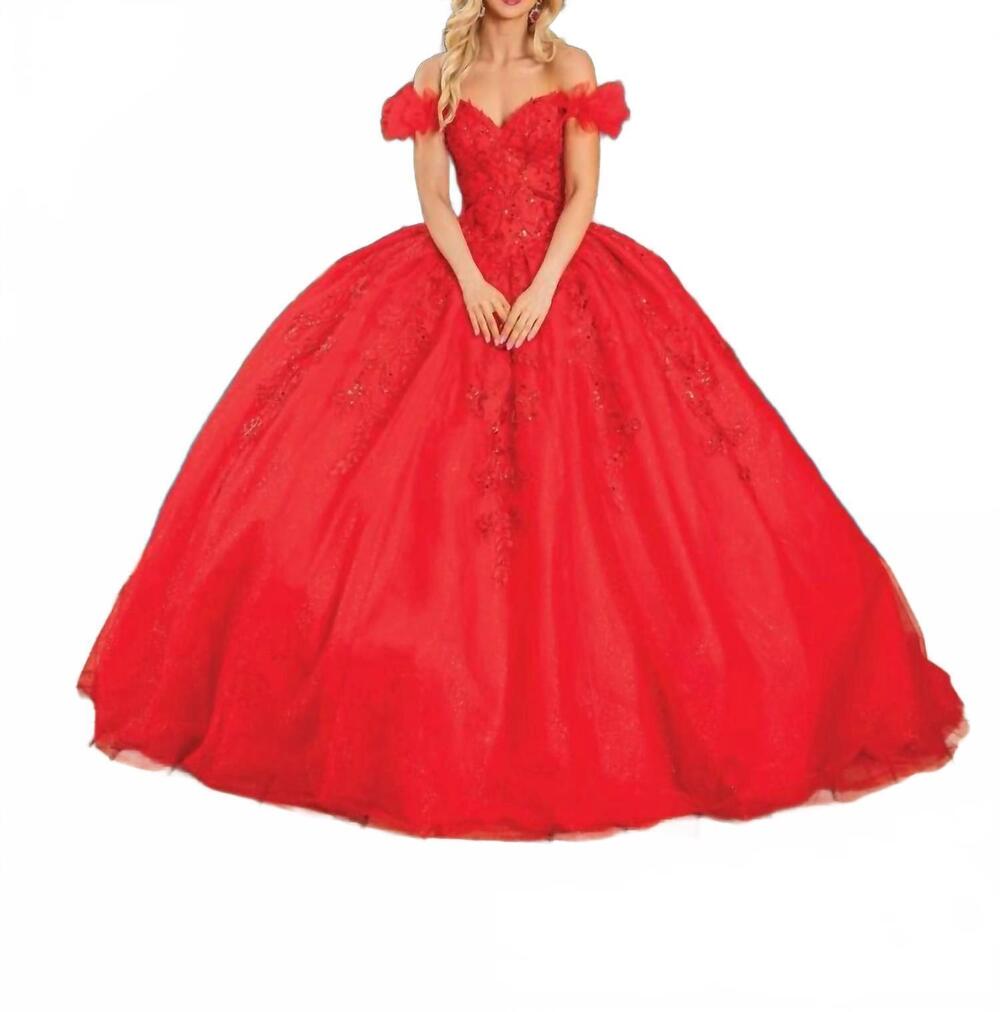 NEW DANCING QUEEN quinceanera ball gown - plus in coral